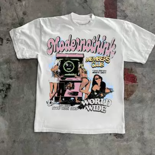 Graphic Lip Print Tee with Gold Grills ? Casual Streetwear T-Shirt